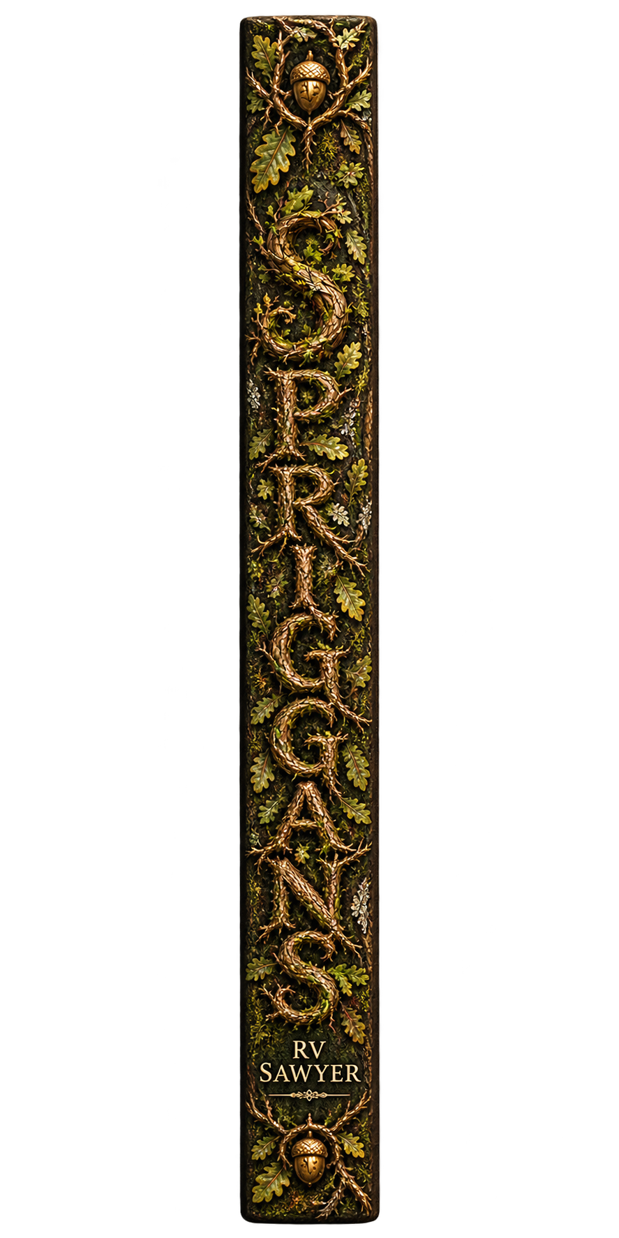 Spriggans product spine mockup